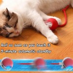 High Speed Cat Interactive Ball Toy Automatic Rolling Faux Tail Rechargeable Smart Pet Electric Dog Training Imitate Mouse