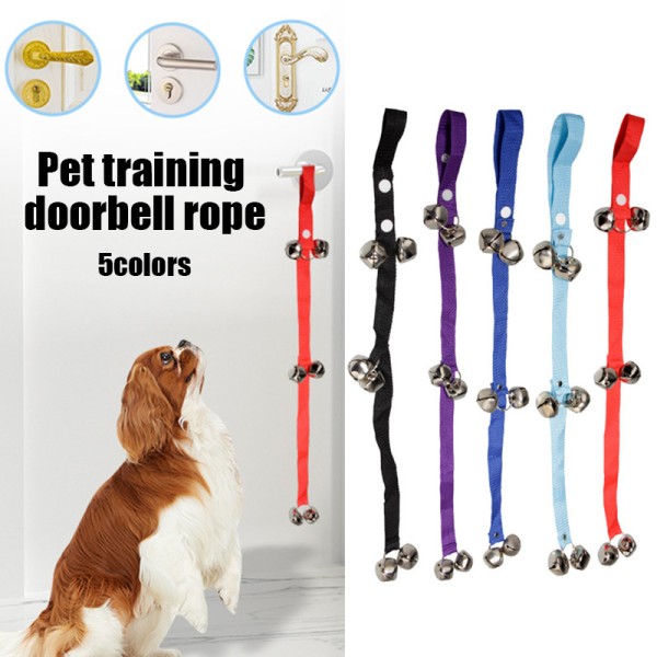 Breathable Durable Pet Training Doorbell Rope Lanyard Door Warning Bell Guide Dog Supplies Universal