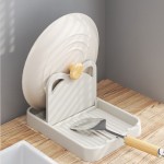 Heat Resistant Pack Multipurpose Plastic Kitchen Countertop Cat Ear Utensil Holder Spatulas Pot Lids Storage Rack