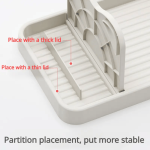 Heat Resistant Pack Multipurpose Plastic Kitchen Countertop Cat Ear Utensil Holder Spatulas Pot Lids Storage Rack