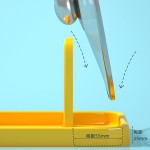 Compact Foldable Pot Holder Plastic Spoon Vertical Kitchen Storage Rack Suitable Ladle Forks Lid