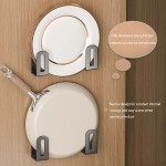 Bpa-free 2Pcs set Cutting Board Pot Cover Rack Sink Sponge Organizer Bathroom Multifunctional Wall Mounted Stainless Steel Kitchen Shelf