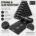 Comfortable Counts Dog Poop Bags Pet Waste Leak-Proof Thick Easy-Tear Portable Puppy Cleanup