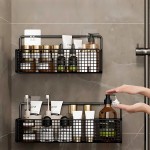 Foldable 1PC Bathroom Organiser Multifunctional Toiletries No-Punch Shelf Kitchen Wall Mount Storage Rack