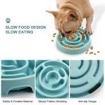Adjustable Pet Dog Slow Feeder Bowl Fun Non Slip Anti-Gulping Slower Food Feeding Dishes Eco Large Medium Small Dogs Puppy