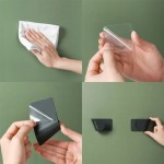 Collapsible Pot Lid Holder Wall Mounted Hanging Holders Pan Cover Racks Cabinet Door Organizer Kitchen Storage Rack