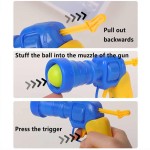 High Quality 10-100pcs Cat Plush Ball Shooting Gun Funny Toys Interactive Launch Training Toy Pet Kitten Creative Mini Games