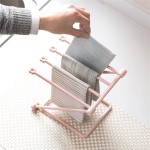 Foldable Kitchen Towel Rack Plastic Storage Rag Vertical Desktop Dish Cloth Drain Shelf Multi-Function Supplies