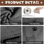 Anti-slip Dog Towel Drying Cat Pet Puppy Microfiber Quick-drying Claw Bath Products Absorbent Medium Dogs