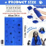 Anti-slip Dog Towel Drying Cat Pet Puppy Microfiber Quick-drying Claw Bath Products Absorbent Medium Dogs