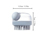 Adjustable 1pc Pet Bath Brush Soft Silicone Shampoo Dispenser Gentle Massage Grooming Cleaning Fur Hair