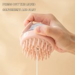 Adjustable 1pc Pet Bath Brush Soft Silicone Shampoo Dispenser Gentle Massage Grooming Cleaning Fur Hair
