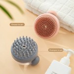 Adjustable 1pc Pet Bath Brush Soft Silicone Shampoo Dispenser Gentle Massage Grooming Cleaning Fur Hair