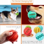 Portable Dog Toy Ball Interactive Rubber Balls Puppy Chewing Toys Pet Tooth Cleaning Cats Pets Food Treat Feeder Silicone