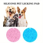 Ergonomic Pet Feeding Mat Silicone Dog Licking Pad Square Dogie Training Dry-wet Food Feeder Water