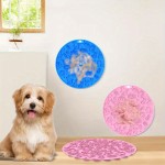 Ergonomic Pet Feeding Mat Silicone Dog Licking Pad Square Dogie Training Dry-wet Food Feeder Water