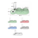 Sturdy Pet Automatic Feeders Bowl Water Dispenser Large-diameter Dog Basin Cat Bowls