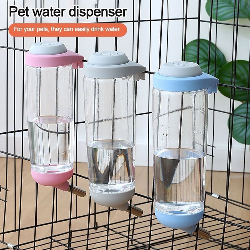 Anti-slip 350 500ml Automatic Drinking Water Fountain Pet Dog Guinea Pig Squirrel Rabbit Licking Hanging Feeder Bottle