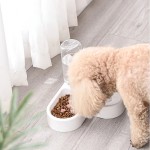 Comfortable Dog Bowl Pet Automatic Feeder Cat Drinking Feeding Dispenser Supplies
