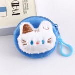 Sturdy Cartoon Cute Wallet Mini Portable Zipper Coin Purse Travel Storage Bag Earphone Keychain Container Small Walle