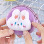 Sturdy Cartoon Cute Wallet Mini Portable Zipper Coin Purse Travel Storage Bag Earphone Keychain Container Small Walle