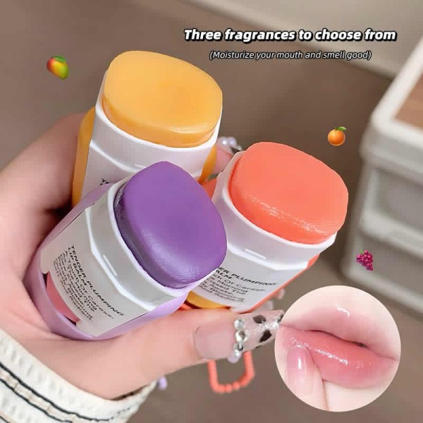 High Speed gegebear large-capacity lip balm keychain pendant fruit-flavored moisturizing care perfect gloss