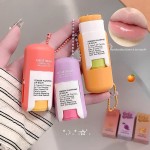 High Speed gegebear large-capacity lip balm keychain pendant fruit-flavored moisturizing care perfect gloss