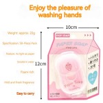 Sleek Pop Soap Paper Portable Disposable 50 Sheets Mild Gentle Multiple Scents Travel Outdoor Daily Hand Cleansing