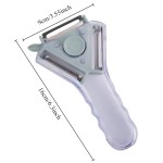 Dishwasher Safe 3-in-1 Peeler Practical Rotatable Stainless Steel Blade Multifunctional Vegetables Peelers Slicers Kitchen Utensils