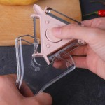 Dishwasher Safe 3-in-1 Peeler Practical Rotatable Stainless Steel Blade Multifunctional Vegetables Peelers Slicers Kitchen Utensils