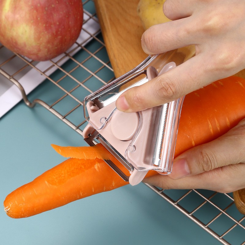Dishwasher Safe 3-in-1 Peeler Practical Rotatable Stainless Steel Blade Multifunctional Vegetables Peelers Slicers Kitchen Utensils