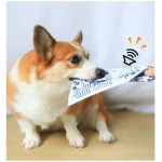 Sturdy Bite-resistant Newspaper Dog Toys Funny Squeaky Sounder Sounding Paper Small Medium Chew Frenchbull Easy Clean Puppy