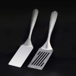 Ergonomic Handle Stainless Steel Steak Frying Spatula Multipurpose Cooking Shoveling Durable Easy Clean