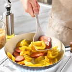 Versatile Silicone spoon multi-purpose grip comfortable non-slip kitchen utensils mixing tableware scraping brush