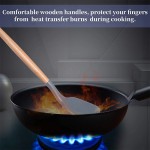 Dishwasher Safe Non-Stick Silicone Spatula Wooden Turner Pancakes Frying Pan Shovel Meat Egg Scraper Turners Food Lifters Kitchen Cooking Tool