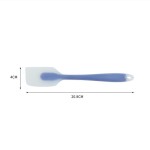 Sturdy Silicone Cream Baking Scraper Non Stick Butter Spatula Cutter Chocolate Smoother Heat Resistant Kitchen Pastry Tools