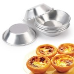 Versatile Kitchen Baking Mold Aluminum Alloy Egg Tart Cup Cupcake Cakes Mould Pastry Dessert Mini Pan