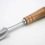 Non-stick Wood Bread Cutter French Blades Kitchen Gadgets Long Handle Baking Accessory European Style Curved Arch Toast Knife