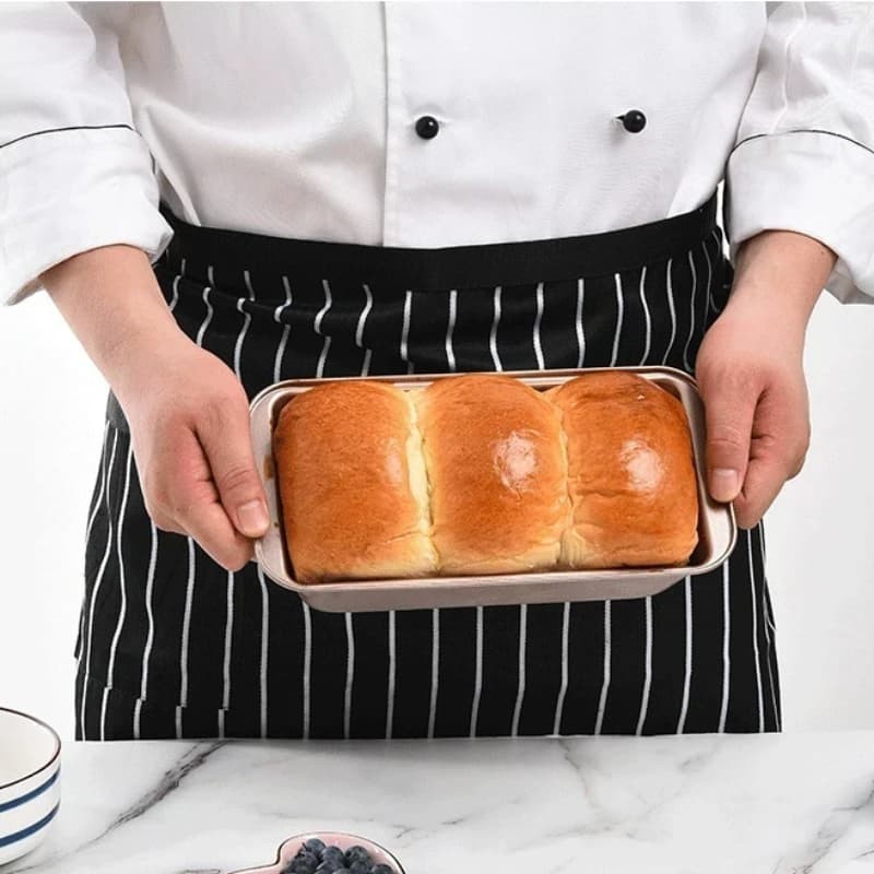 Easy To Clean Nonstick Baking Bread Loaf Pan Carbon Steel Toast Tin Kitchen Rectangle Bakeware Brownies Meatloaf