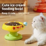 High Quality Cute Cartoon Elevated Pet Bowl Stainless Steel Neck Protection Anti-Choking Non-Slip Feeder Supplies