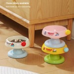 High Quality Cute Cartoon Elevated Pet Bowl Stainless Steel Neck Protection Anti-Choking Non-Slip Feeder Supplies