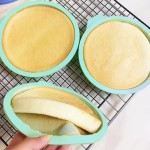 Ergonomic Handle 8inch Round Cake Layer Mold Silicone Pan NonStick Mousse Cheese Bakeware DIY Baking Rainbow Tools