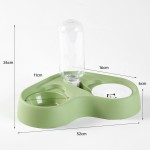 Durable Cat Feeder Water Bowl Food All-in-one Two-in-one Pet Supplies