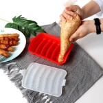 Space-saving Healthy Bake Silicone Sausage Mould Convenient Exhaust Food Grade Easy Release Thickened Lid Baby Supplemen Tools