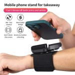 Washable 360° Rotatable Universal Phone Holder Wristband Stand Cycling Motorcycle Sports Use