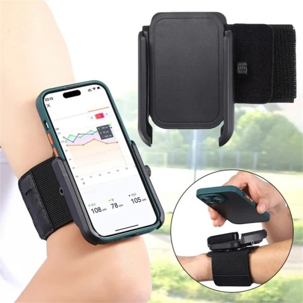 Washable 360° Rotatable Universal Phone Holder Wristband Stand Cycling Motorcycle Sports Use