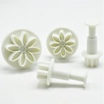 Bpa-free Plum Flower Plunger Biscuit Fondant Mold Daisy Cookie Cutter Cake Decorating Tools Sugarcraft Stamp