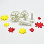 Bpa-free Plum Flower Plunger Biscuit Fondant Mold Daisy Cookie Cutter Cake Decorating Tools Sugarcraft Stamp