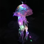 Portable Glowing Jellyfish Lamp Flower Bedroom Night Light Home Garden Party Festival Atmosphere Decoration Creative Gifts