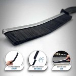 Versatile Ultra-Stiff Bristles Gap Cleaning Brush Heavy Duty Crevice Tool Ergonomic Handle Slim Grout Deep Tile Lines Shower Corner Sink